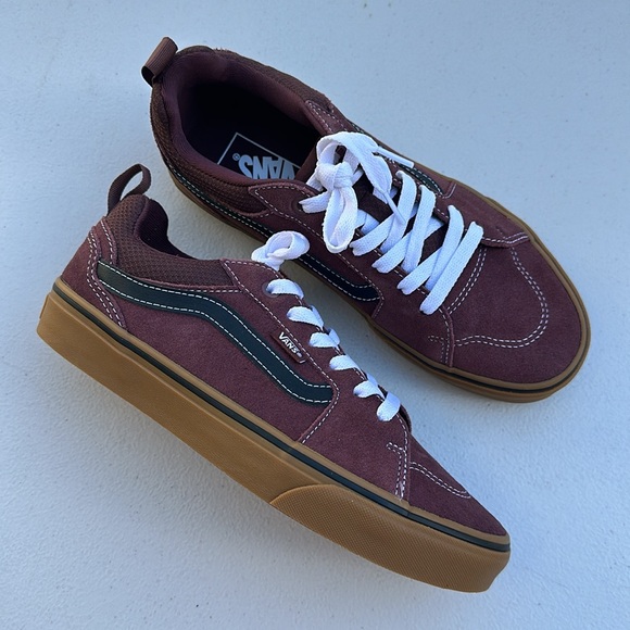 VANS | Filmore Skate Shoes in Suede/ Mesh in Chocolate/ Gum - Picture 6 of 9